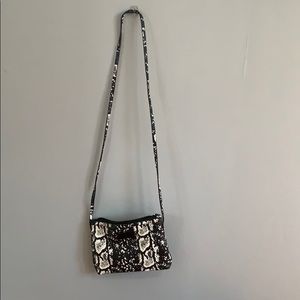 BCBG snake skin cross body bag